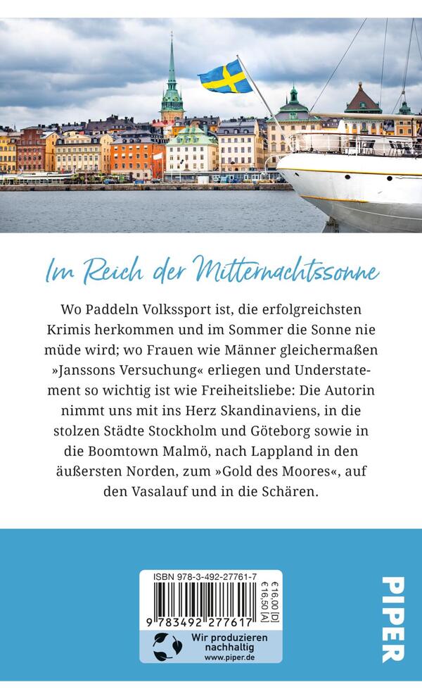 Rückansicht des Buches „Gebrauchsanweisung für Schweden“