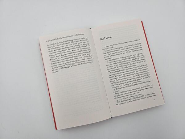 Außenansicht des Buches „Über Palästina“