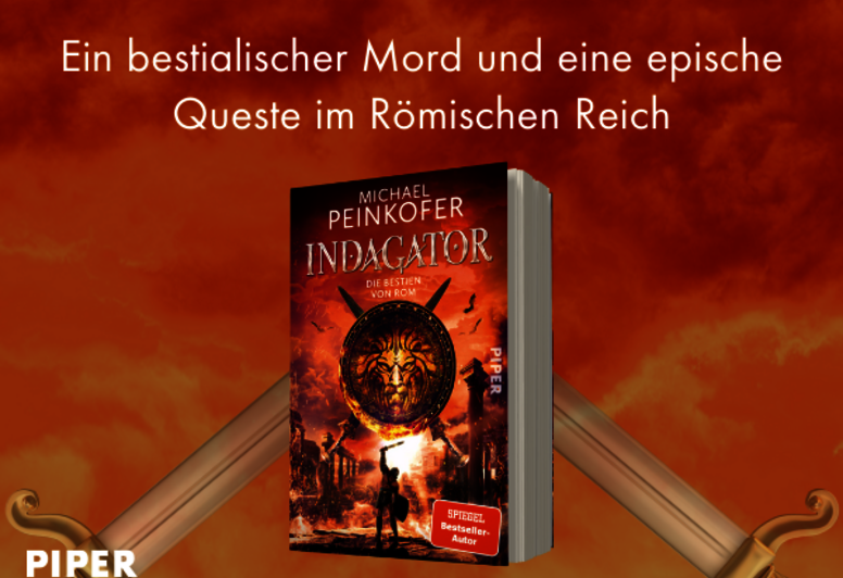 gestalteter Banner mit Cover von „Indagator“