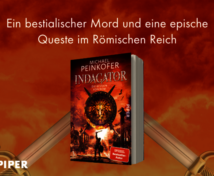 gestalteter Banner mit Cover von „Indagator“