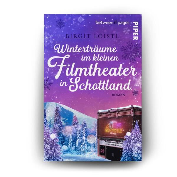 Außenansicht des Buches „Winterträume im kleinen Filmtheater in Schottland“
