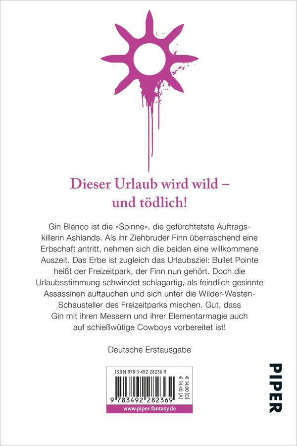 Rückansicht des Buches „Spinnenwinter“