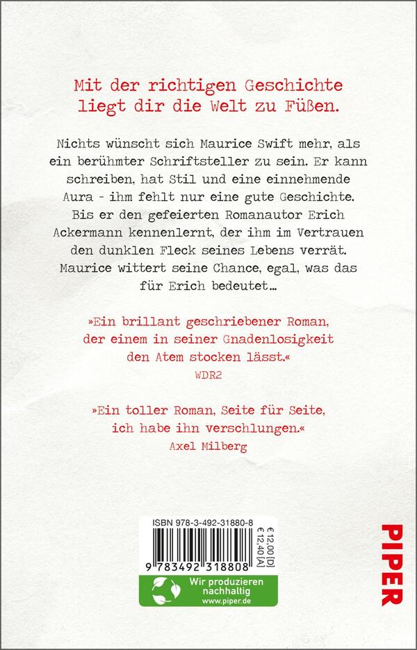 Rückansicht des Buches „Die Geschichte eines Lügners“