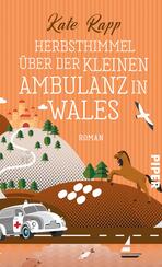 Herbsthimmel über der kleinen Ambulanz in Wales