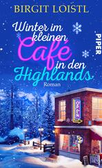 Winter im kleinen Cafe in den Highlands