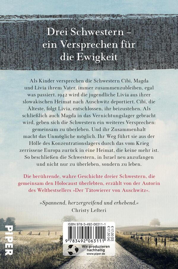 Rückansicht des Buches „Die Schwestern von Auschwitz“