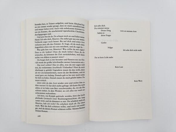 Innenansicht des Buches „Die Geschichte eines Lügners“