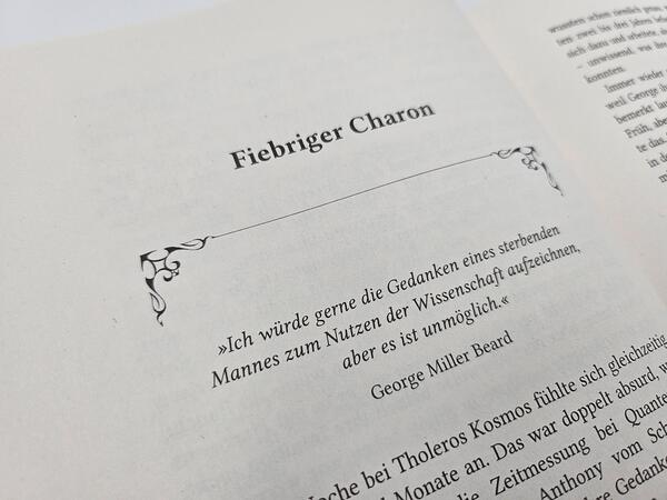 Innenansicht des Buches „Die Gesetze der Magie“