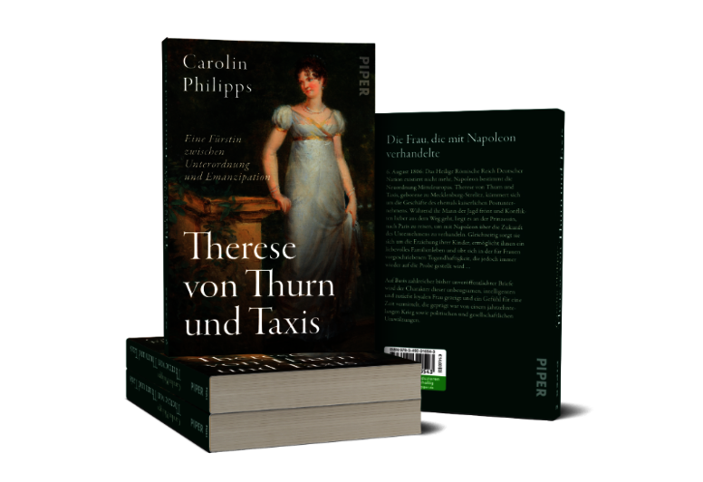 4 Bücher von Carolin Philipps „Therese von Thurn und Taxis“ 