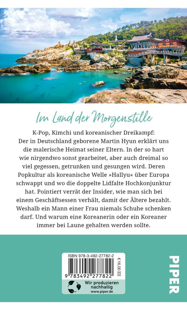 Rückansicht des Buches „Gebrauchsanweisung für Südkorea“