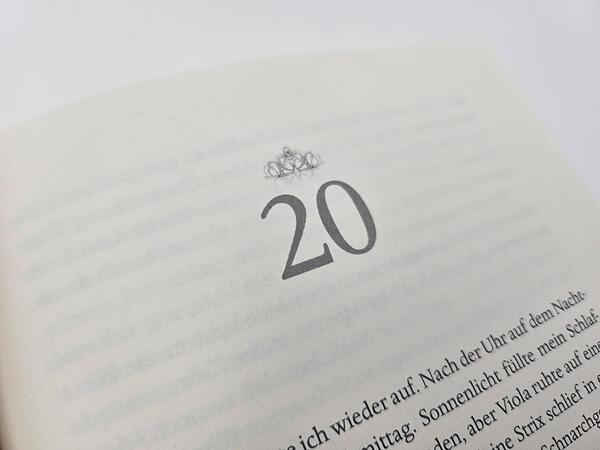 Innenansicht des Buches „Die Splitterklinge“