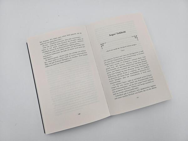 Innenansicht des Buches „Die Gesetze der Magie“