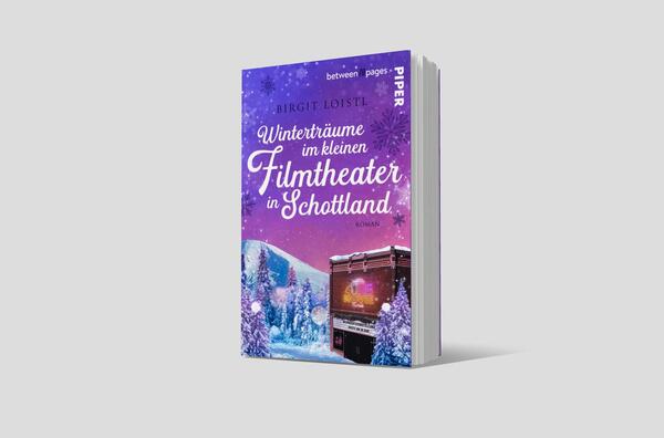 Außenansicht des Buches „Winterträume im kleinen Filmtheater in Schottland“