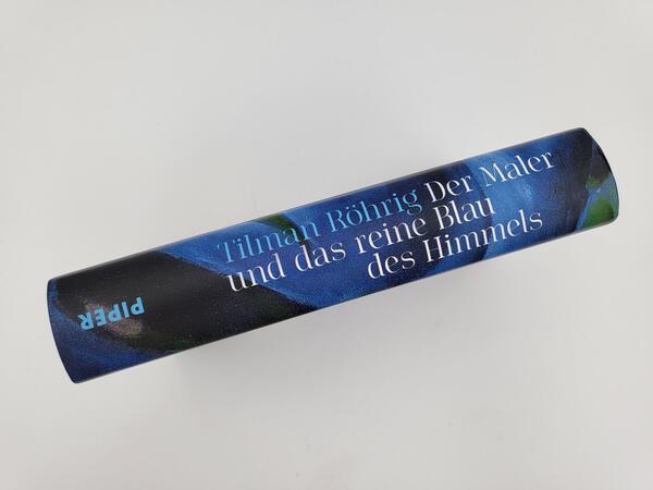 Innenansicht des Buches „Der Maler und das reine Blau des Himmels“