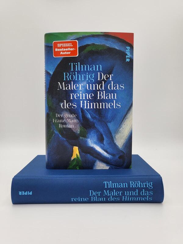 Innenansicht des Buches „Der Maler und das reine Blau des Himmels“