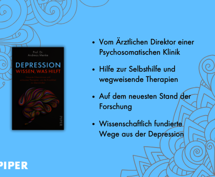 Inhalte des Buchs: von einem Experten geschrieben; Holfe zur Selbsthilfe; neuester Stand der Forschung; wissenschaftlich fundierte Wege aus der Depression