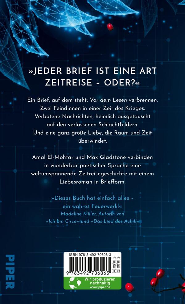 Rückansicht des Buches „Verlorene der Zeiten“