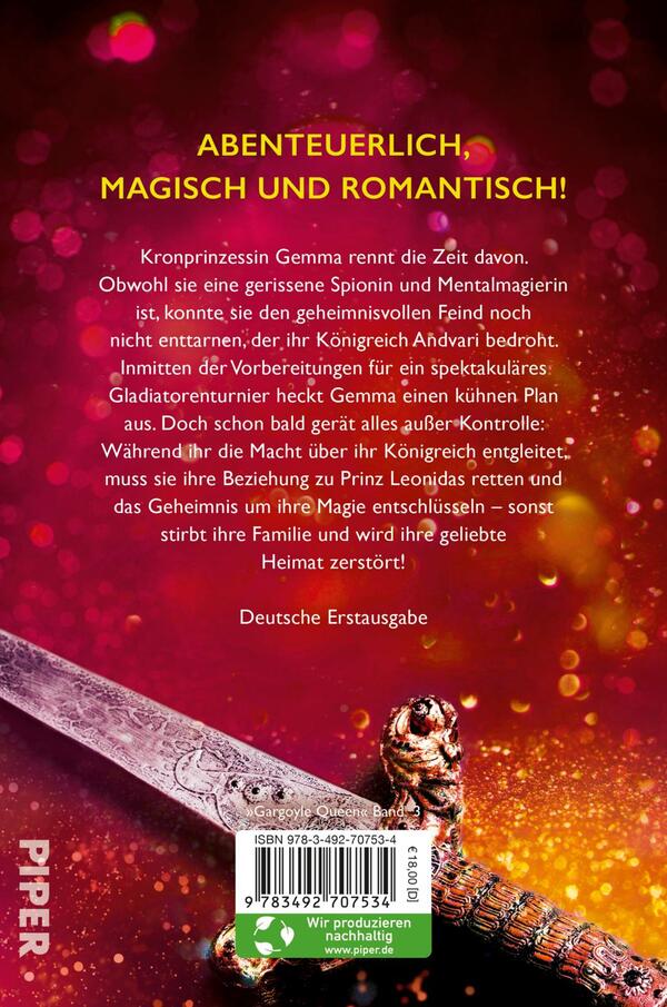 Rückansicht des Buches „Die Splitterklinge“