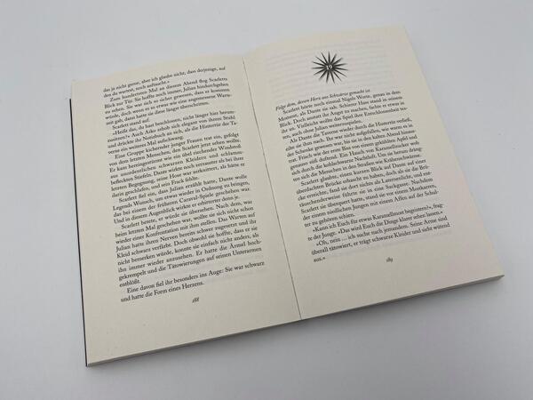 Innenansicht des Buches „Caraval“