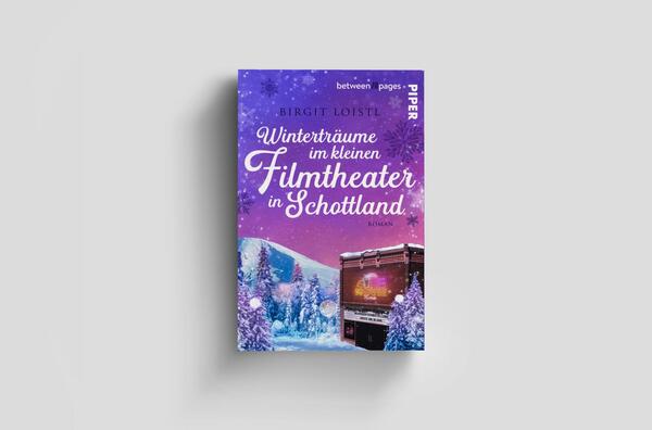 Außenansicht des Buches „Winterträume im kleinen Filmtheater in Schottland“